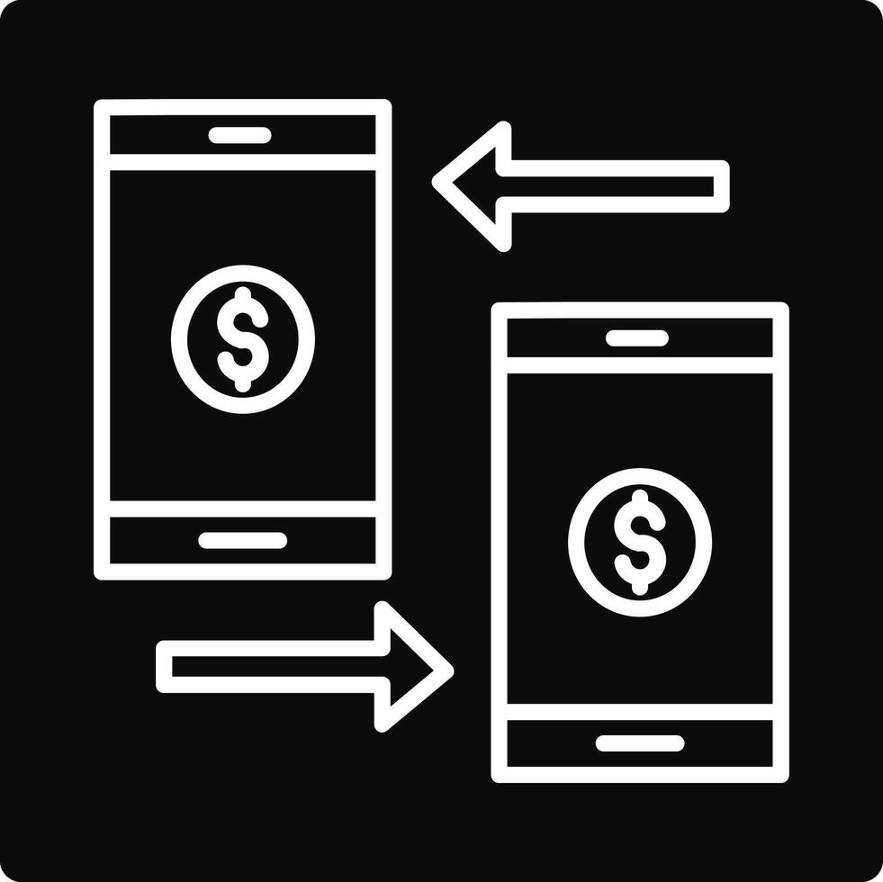 Money Transfer Illustration Icon vector