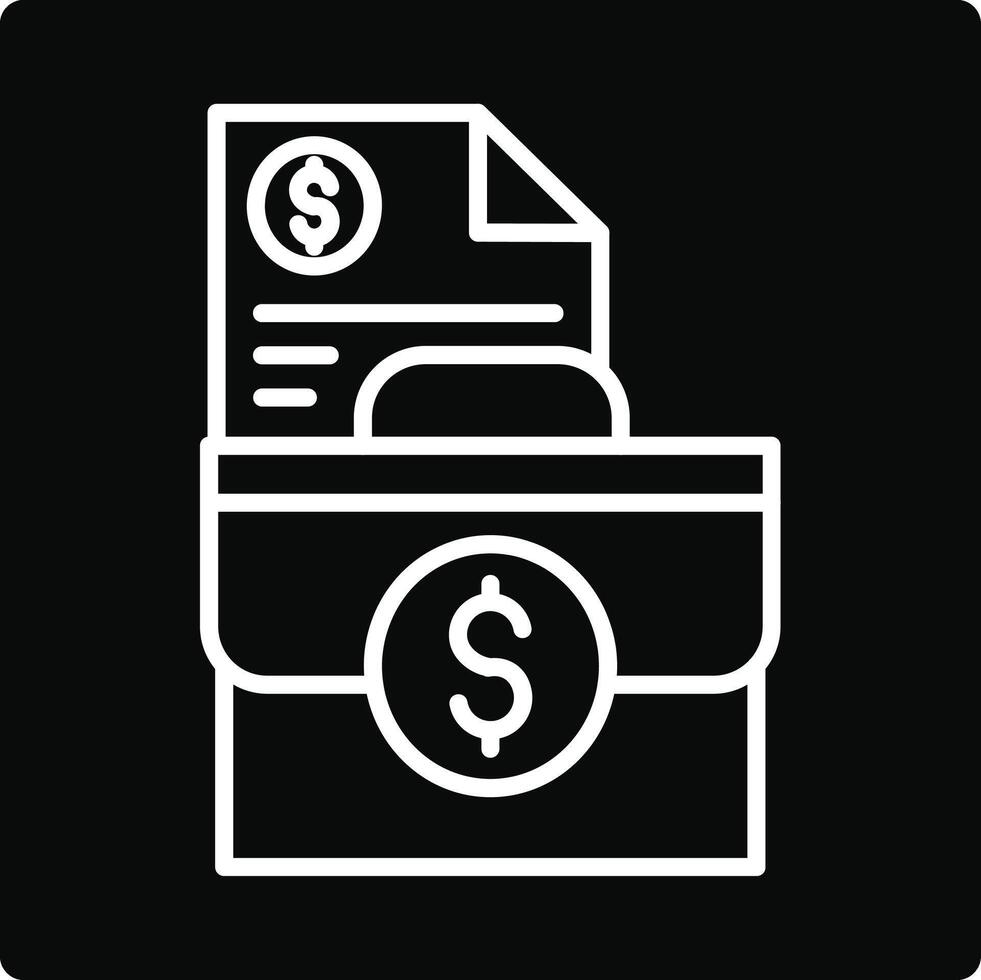 Business Portfolio Illustration Icon vector
