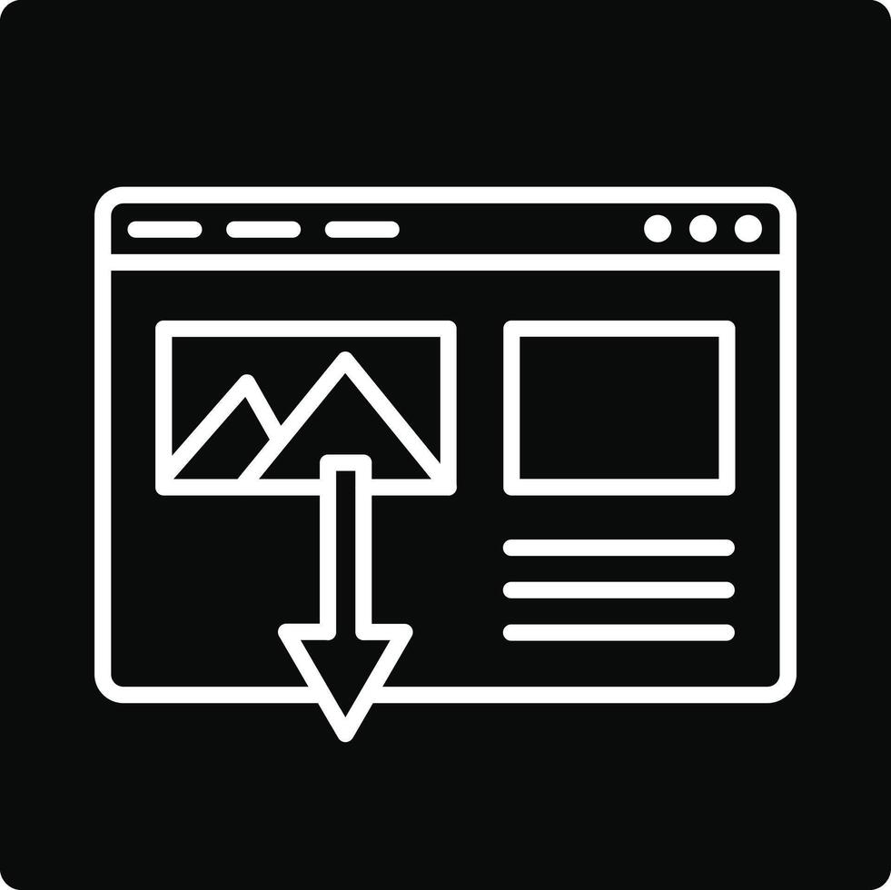 Landing Page Illustration Icon vector