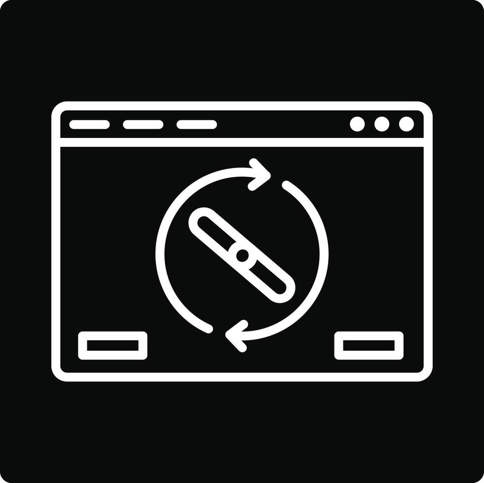 Backlink Illustration Icon vector