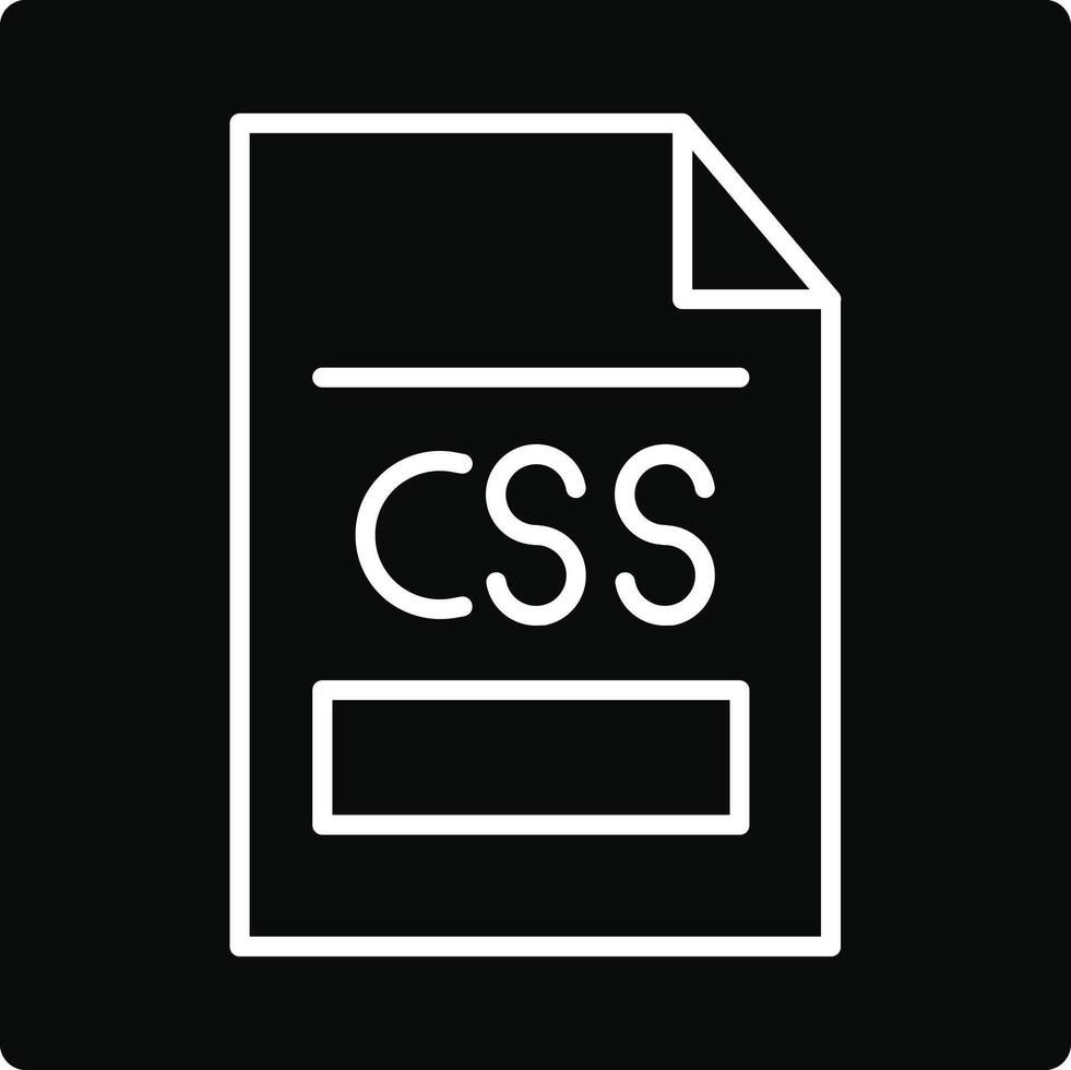 CSS File Illustration Icon vector