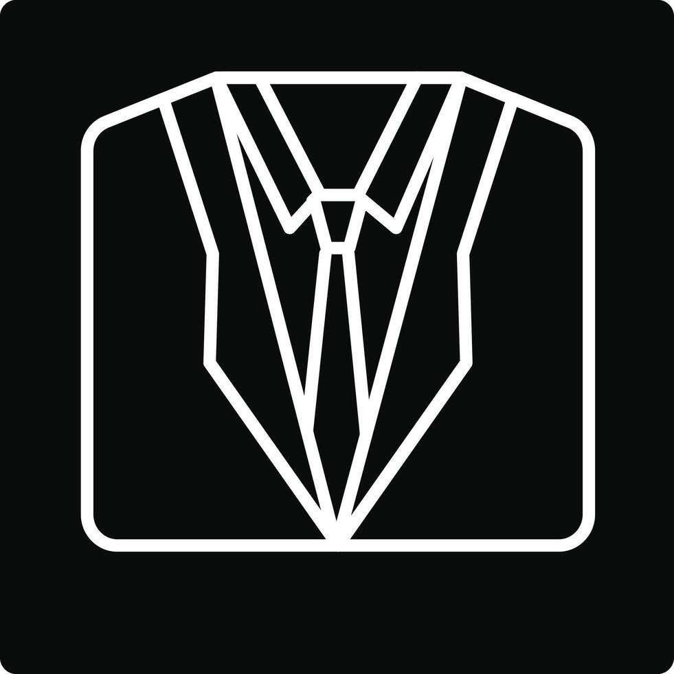 Business Coat Illustration Icon vector