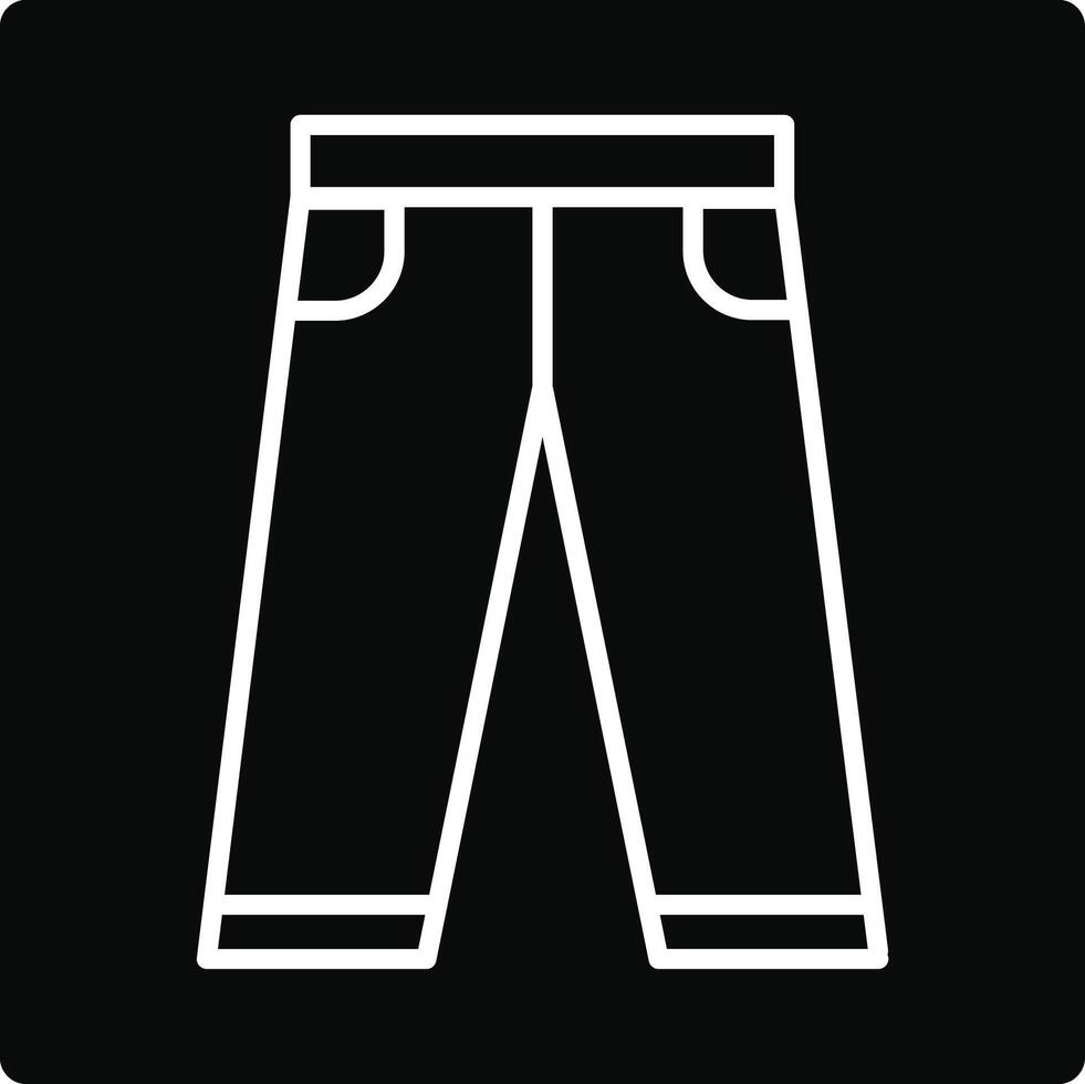 Business Trousers Illustration Icon vector