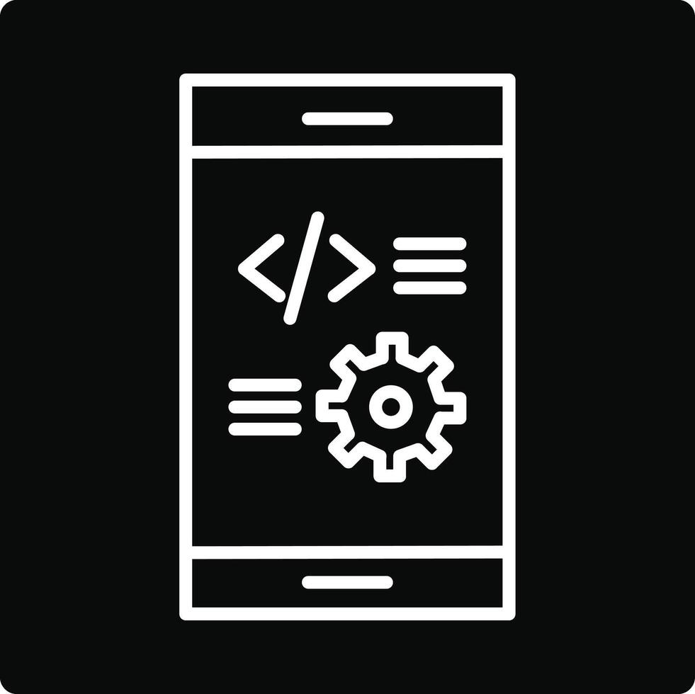 App Development Illustration Icon vector