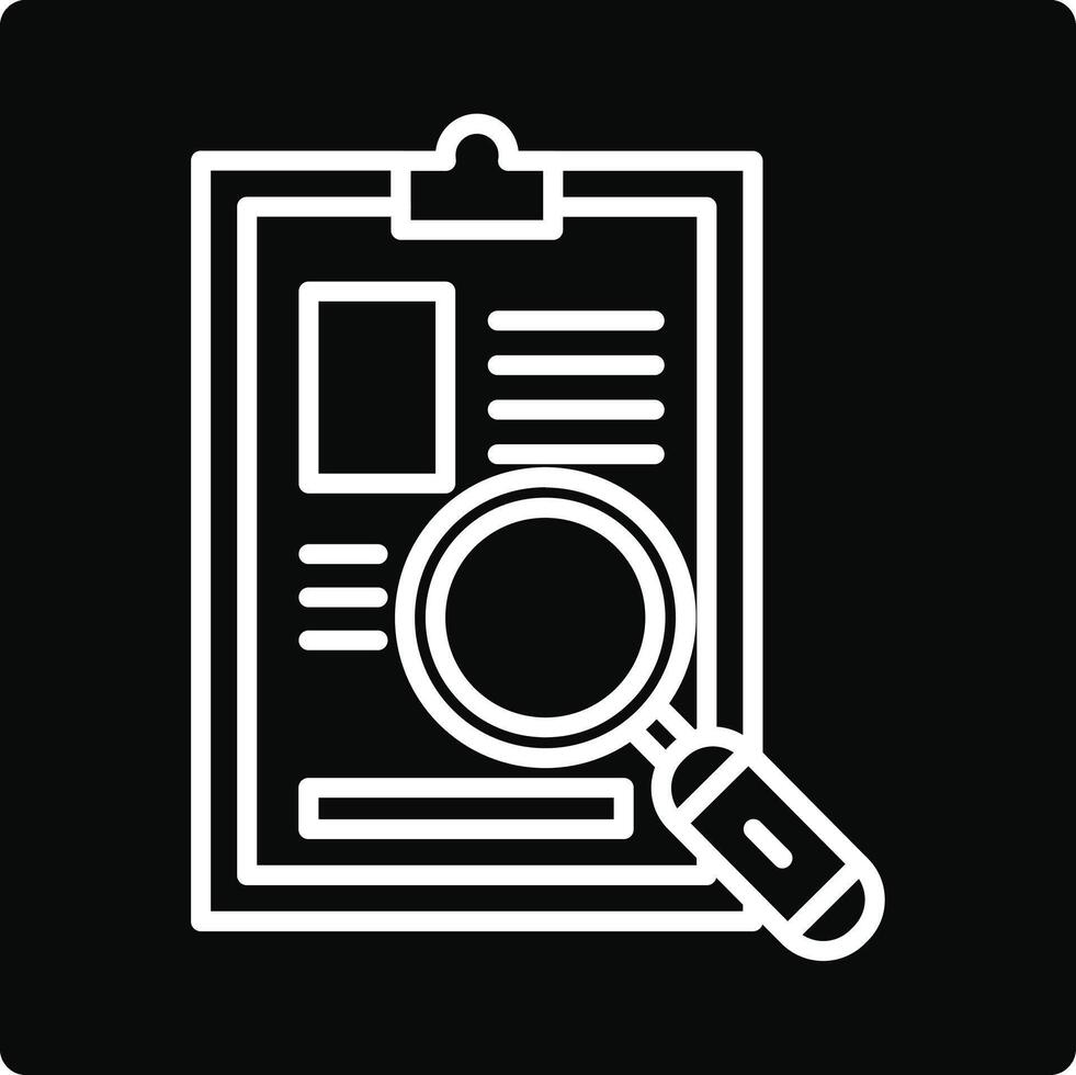 Investigation Illustration Icon vector