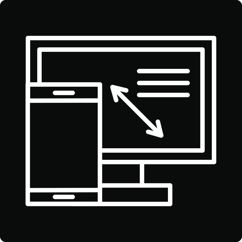 Responsive Design Illustration Icon vector