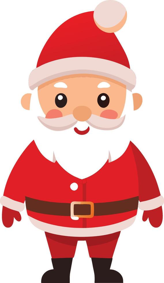 Christmas Santa red cloth vector