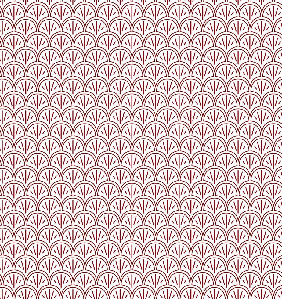 Art deco china traditional element seamless pattern, wallpaper texture, image on transparent background vector