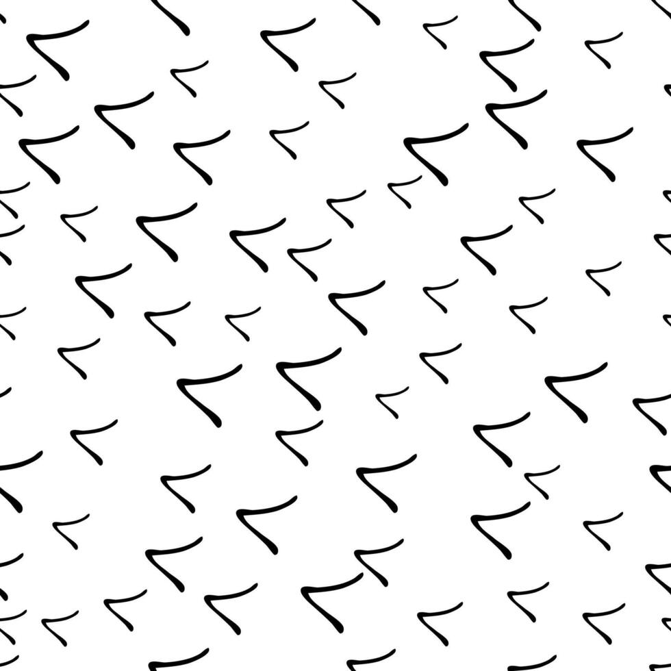 Seamless pattern with sketch squiggle vector