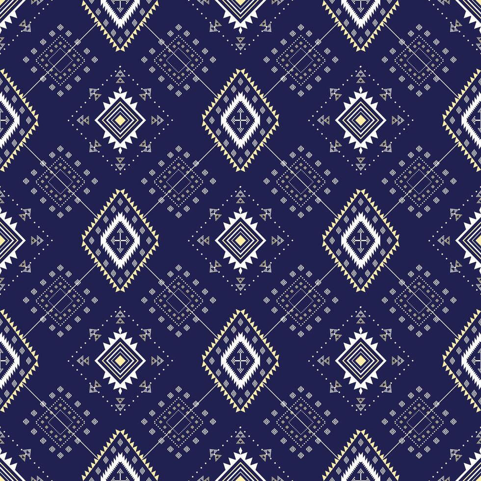 Geometric ethnic seamless pattern, tribal, abric, navajo, native american, ornate elements with ethnic patterns design for textiles, rugs, curtain, carpet, wallpaper vector