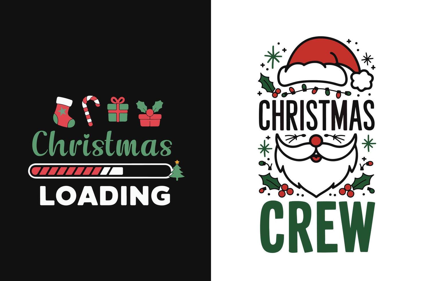 Merry Christmas Crew vector