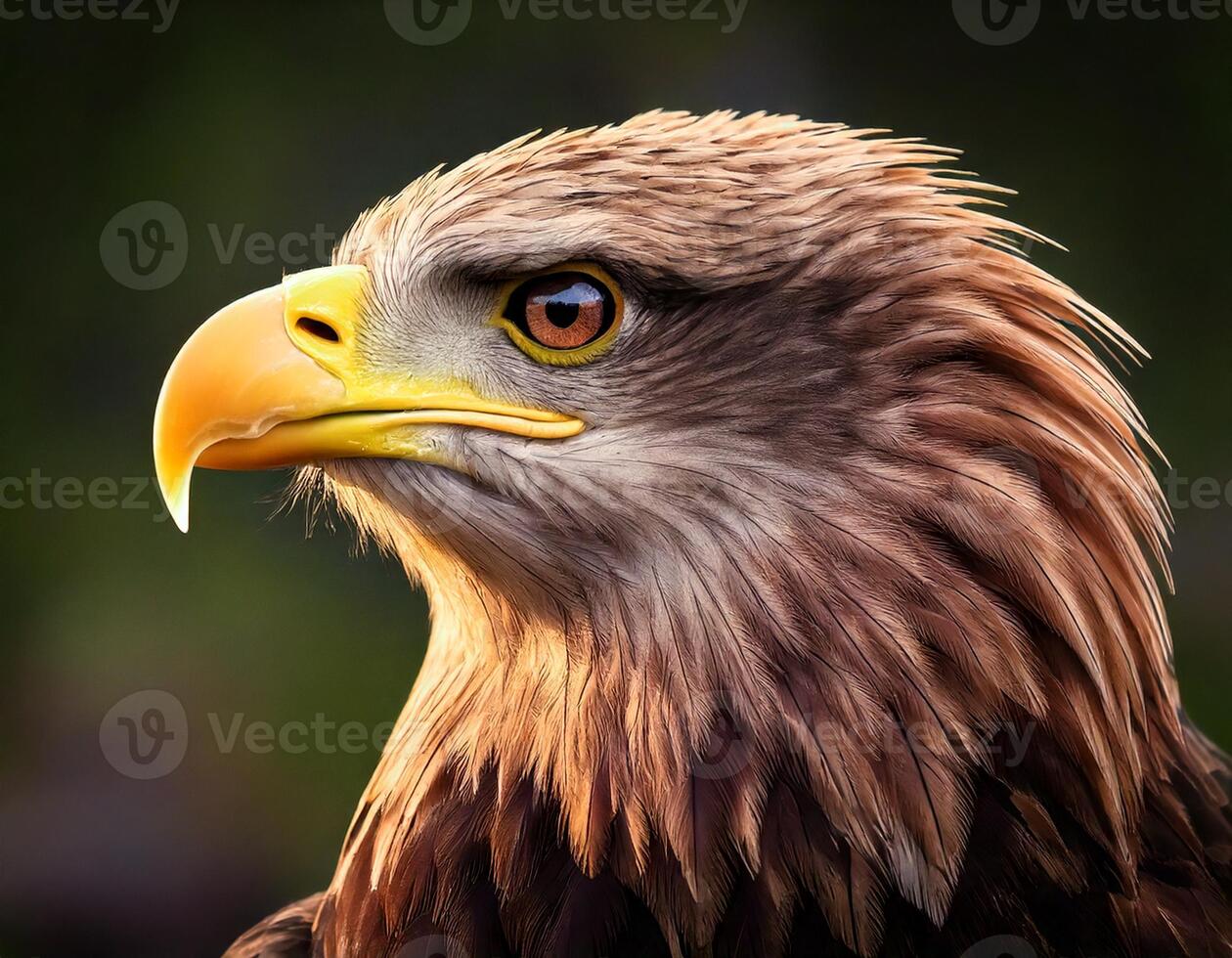 Image of a mighty eagle, nature and wild concept photo