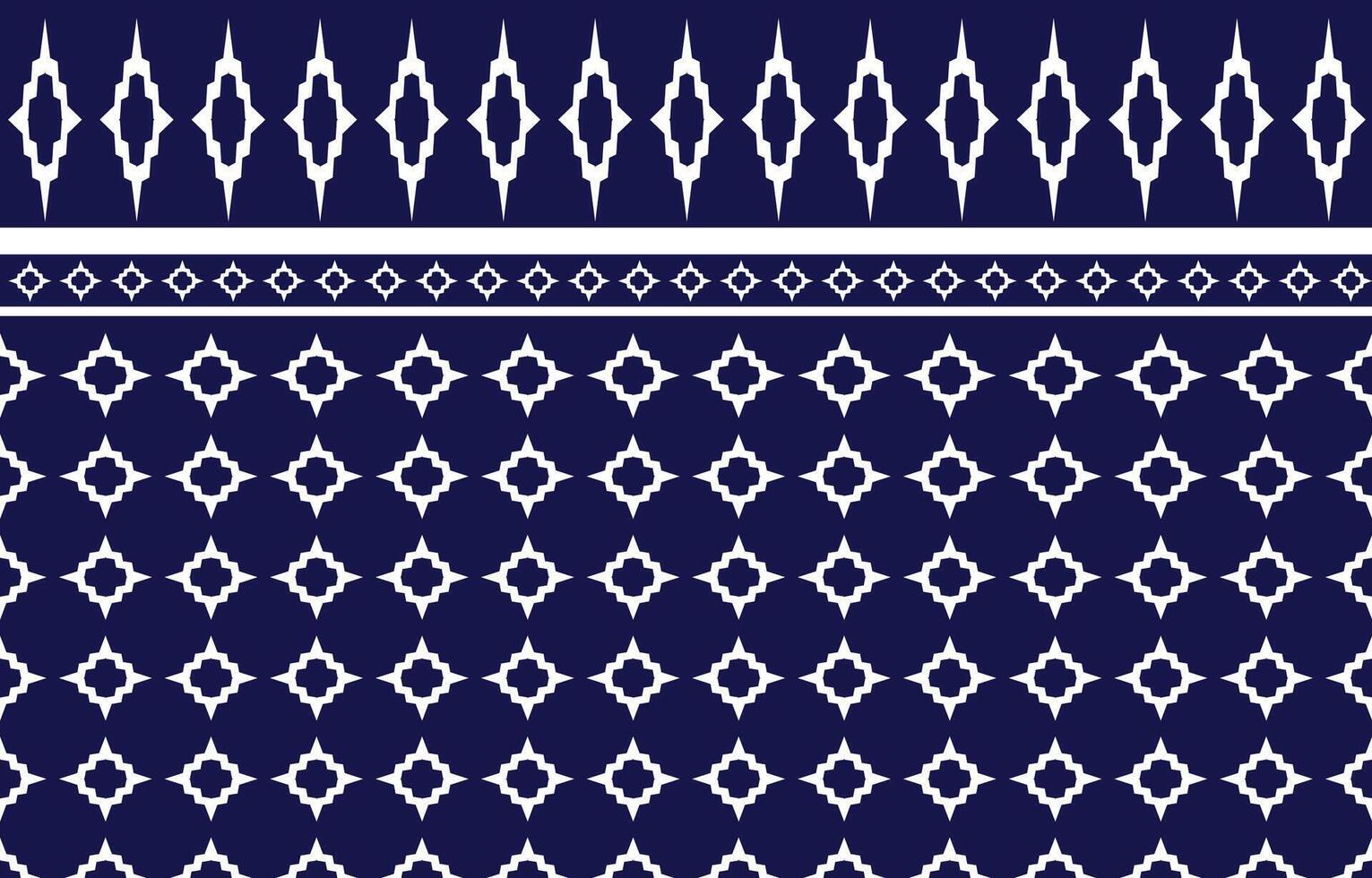 a blue and white pattern with geometric shapes vector