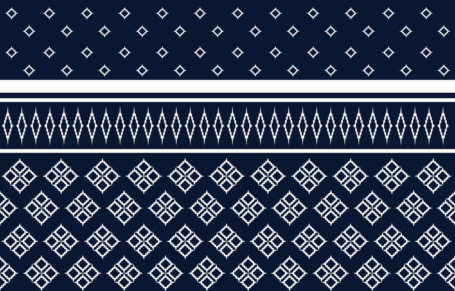 Abstract geometric ethnic patterns. Tribal . Traditional Thai style. Design for background, wallpaper, fabric, textile. pattern color dark and white. vector