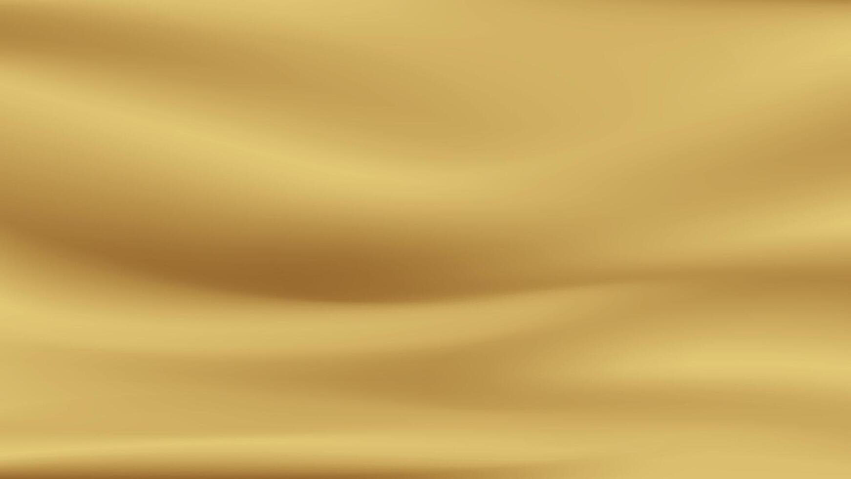 Gold abstract blurred gradient background. illustration. vector