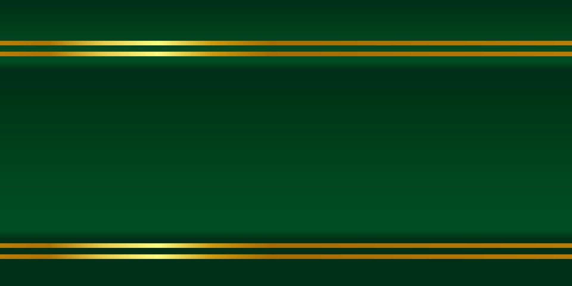 elegant gold lines and green background. Perfect for premium designs, giving a sense of sophistication and exclusivity. vector