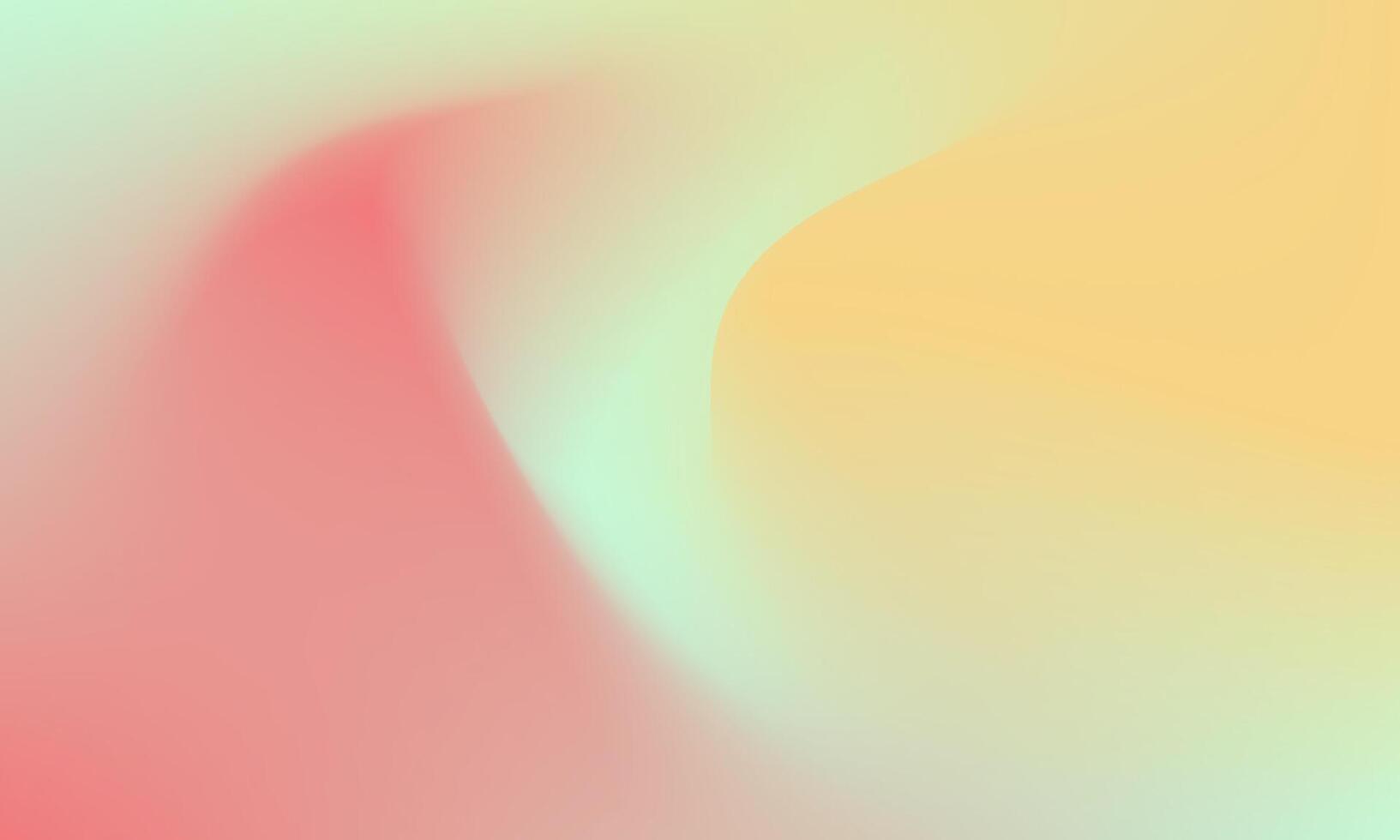 A soft pastel gradient background blending warm pink, mint green, and light yellow. Creates a gentle, airy feel, ideal for light, dreamy designs or calming visuals vector