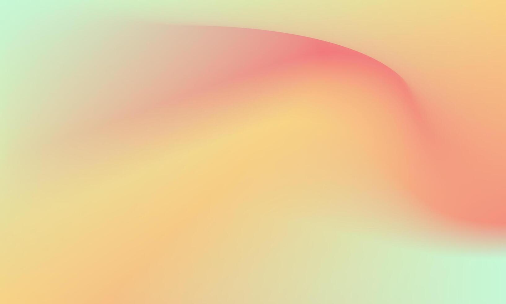 A soft pastel gradient blending warm peach, soft yellow, and mint green tones, evoking a calm and dreamy atmosphere. Ideal for minimalistic or creative designs vector