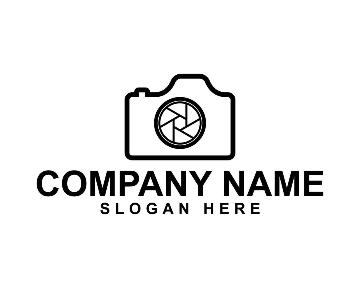 Sleek Camera Icon Logo Design for Creative Photography vector