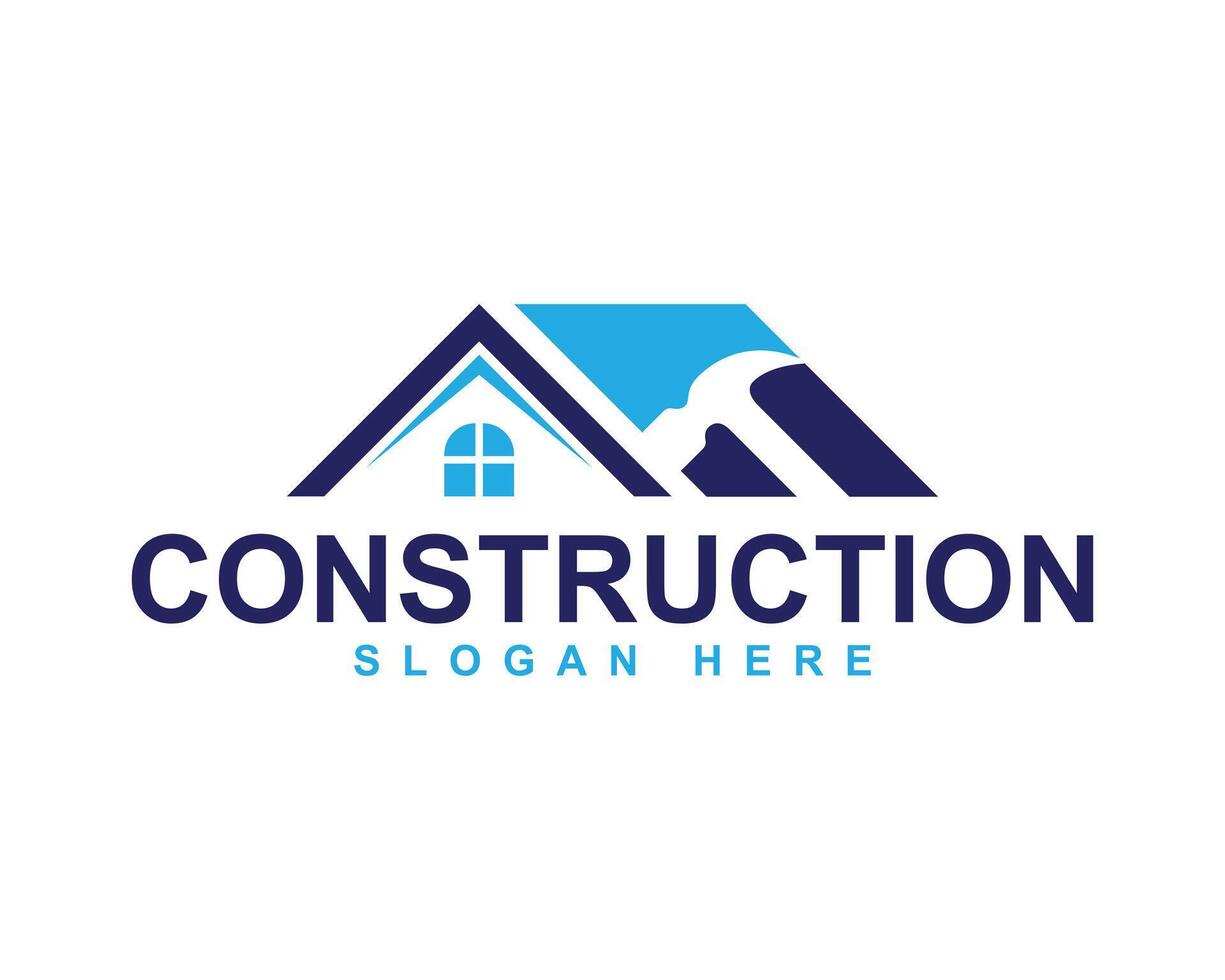 Construction and Architecture Logo for Home Renovation and Repair vector