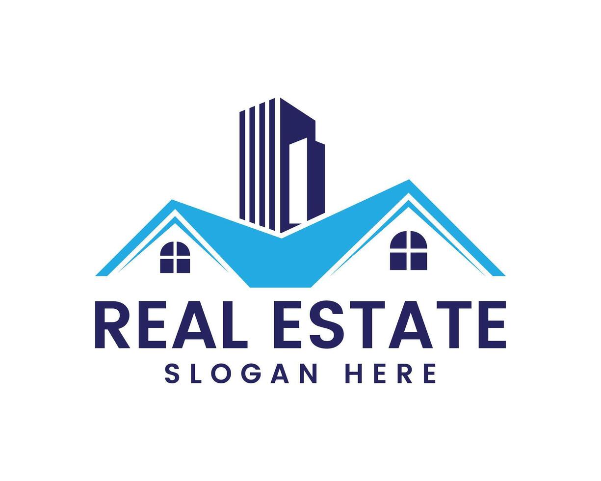 Stylish Building and Construction Logo for Real Estate Professionals vector