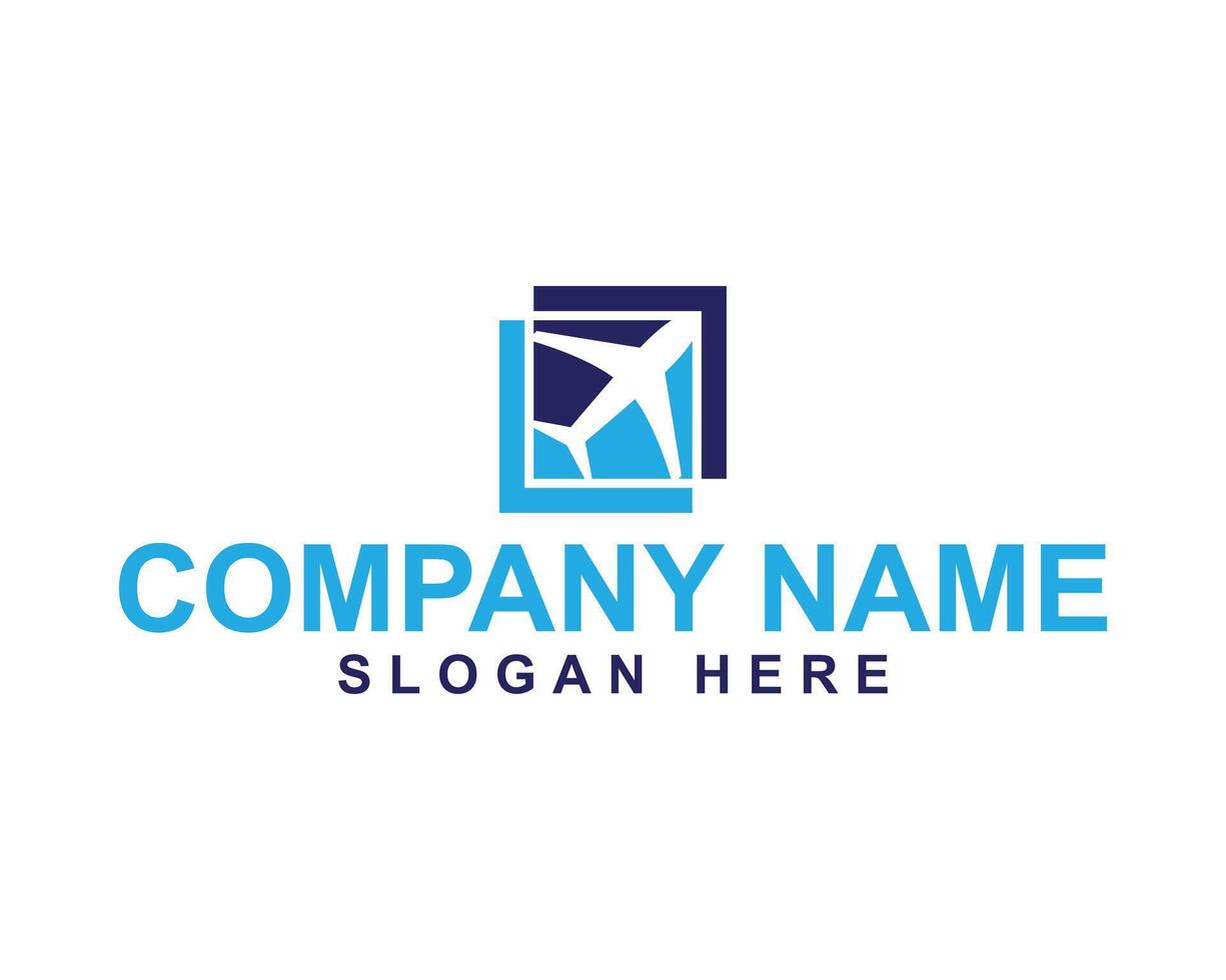 Travel Agent Icon Design Featuring Airplane vector