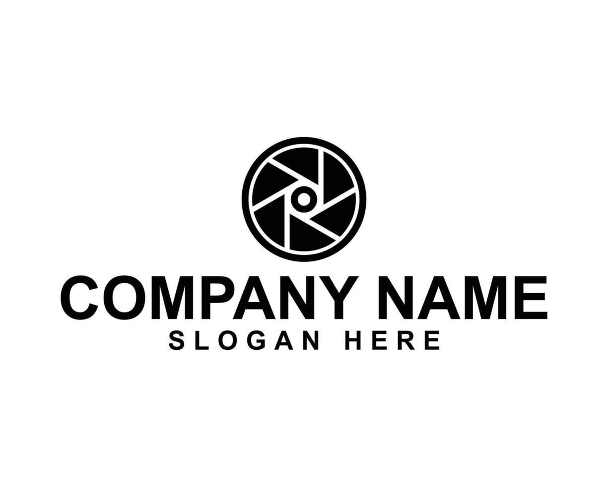 Elegant Camera Lens Photography Logo for Modern Photo Studio vector
