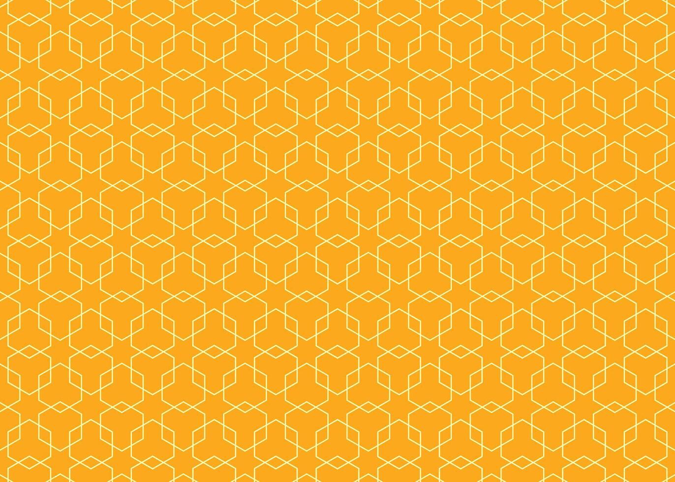White outline deco art hexagonal geometry background. Seamless hexagon grid pattern template. vector