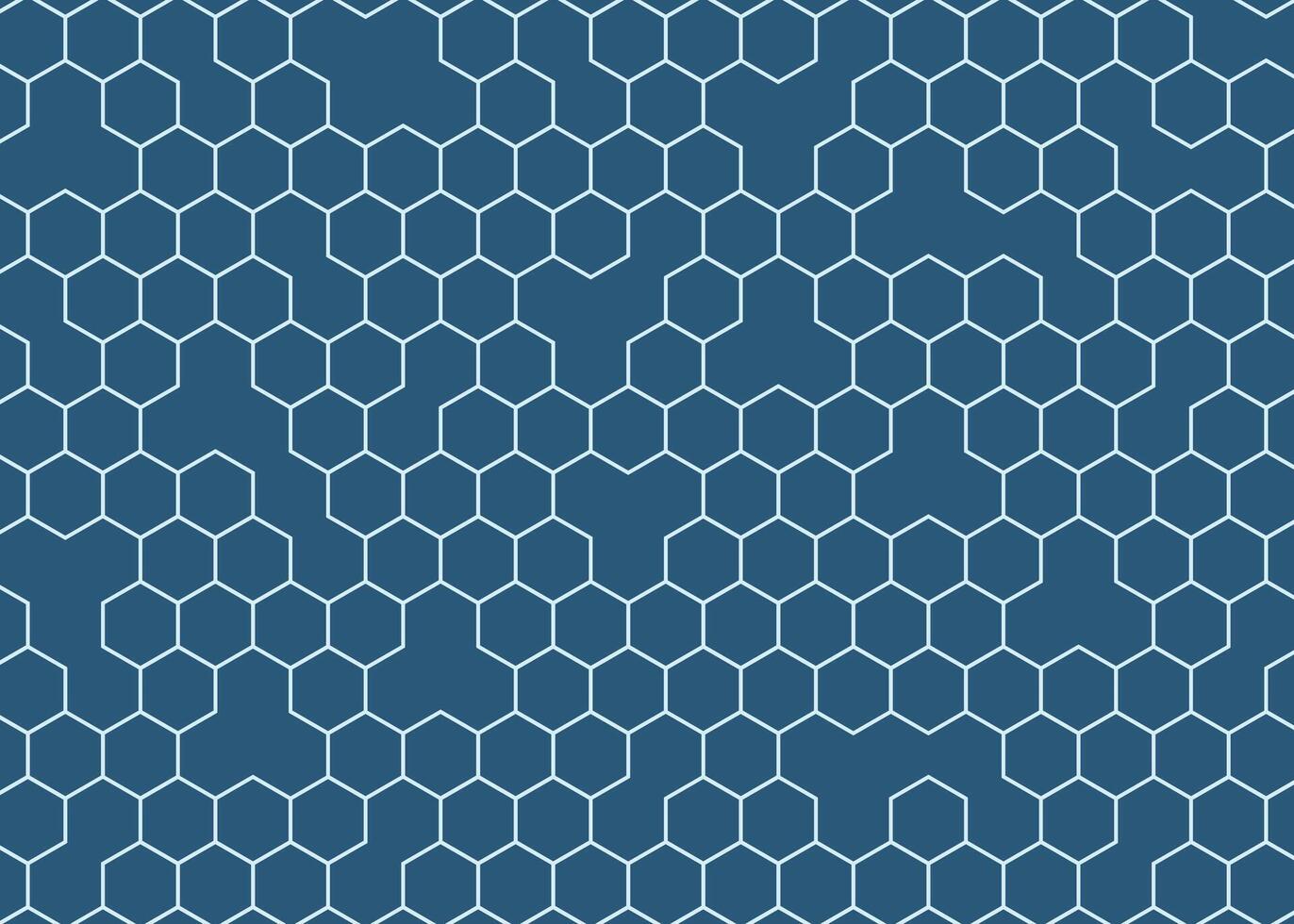 Pattern with contour hexagons. Geometric hexagonal background. illustration. vector
