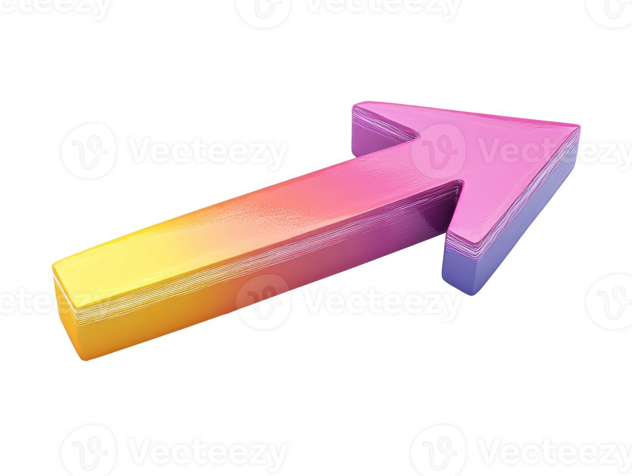 Gradient arrow design for graphics png