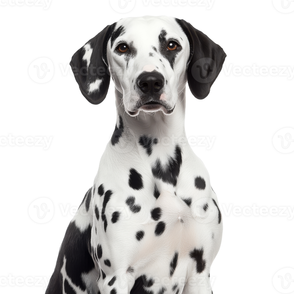 Dalmatian dog posing against a white background png