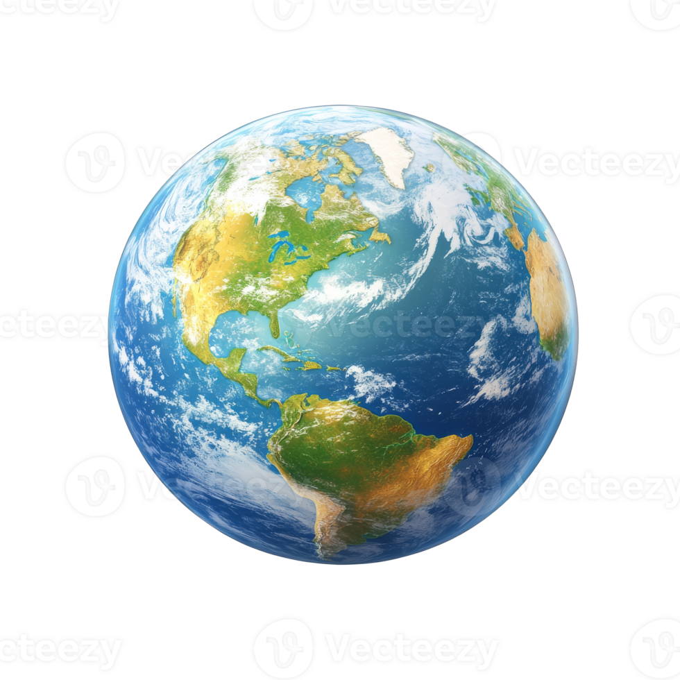 Earth from space continents and oceans png