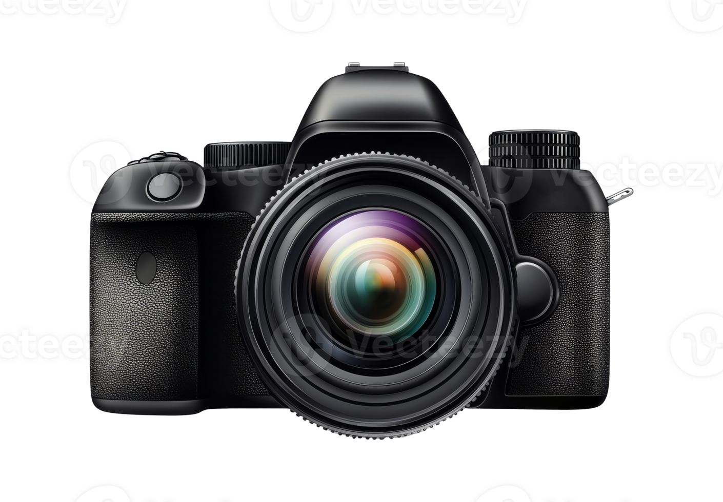 Digital camera with professional design and lens png