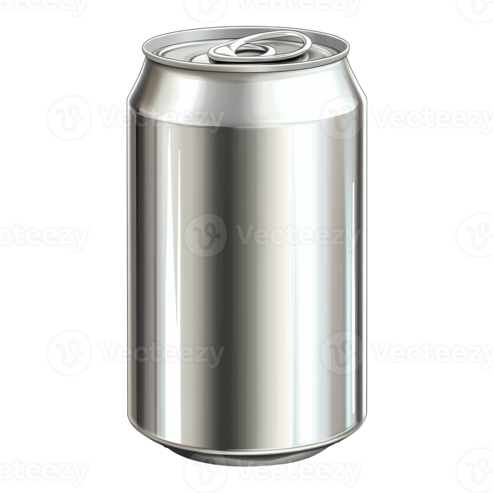 Metal can on a flat surface in light png