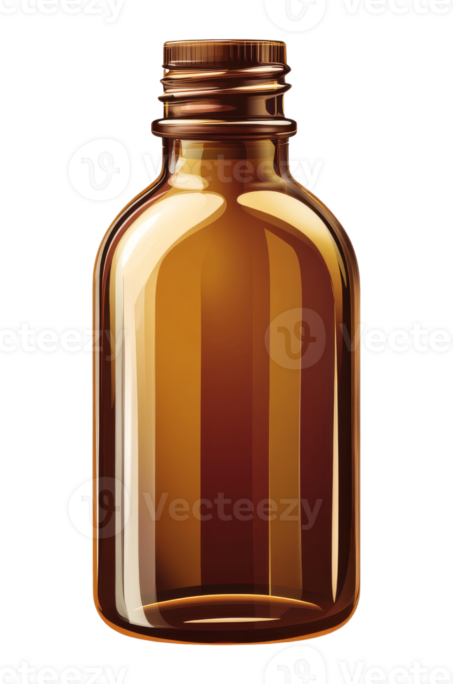 Essential oil glass bottle png