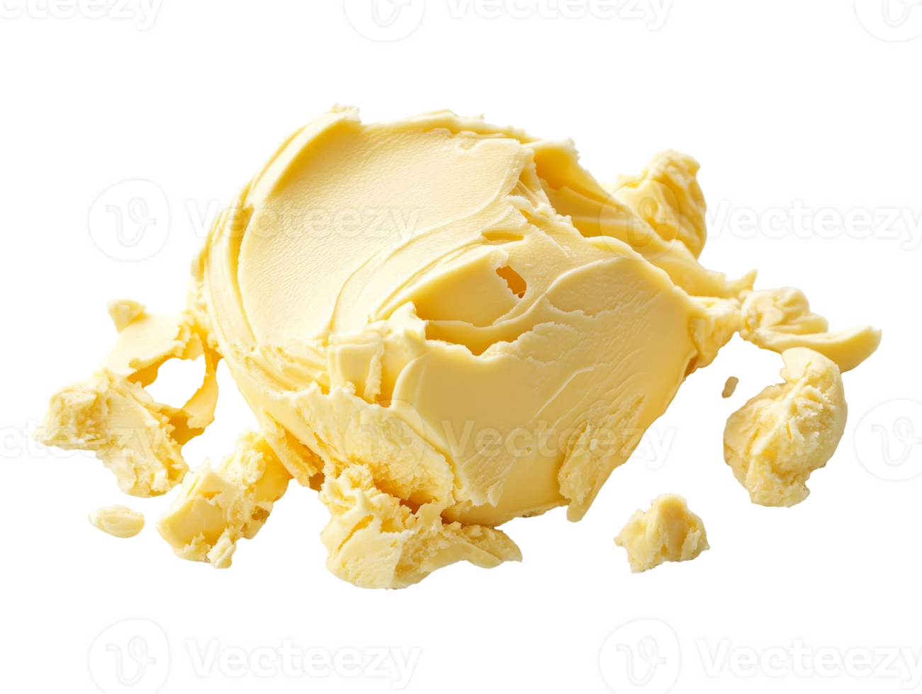 Creamy butter spread on a clean surface png