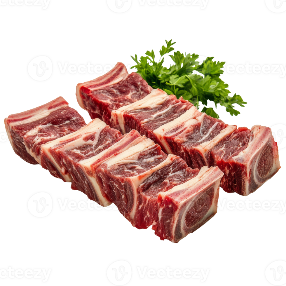 Fresh meat cuts ready for cooking at home png