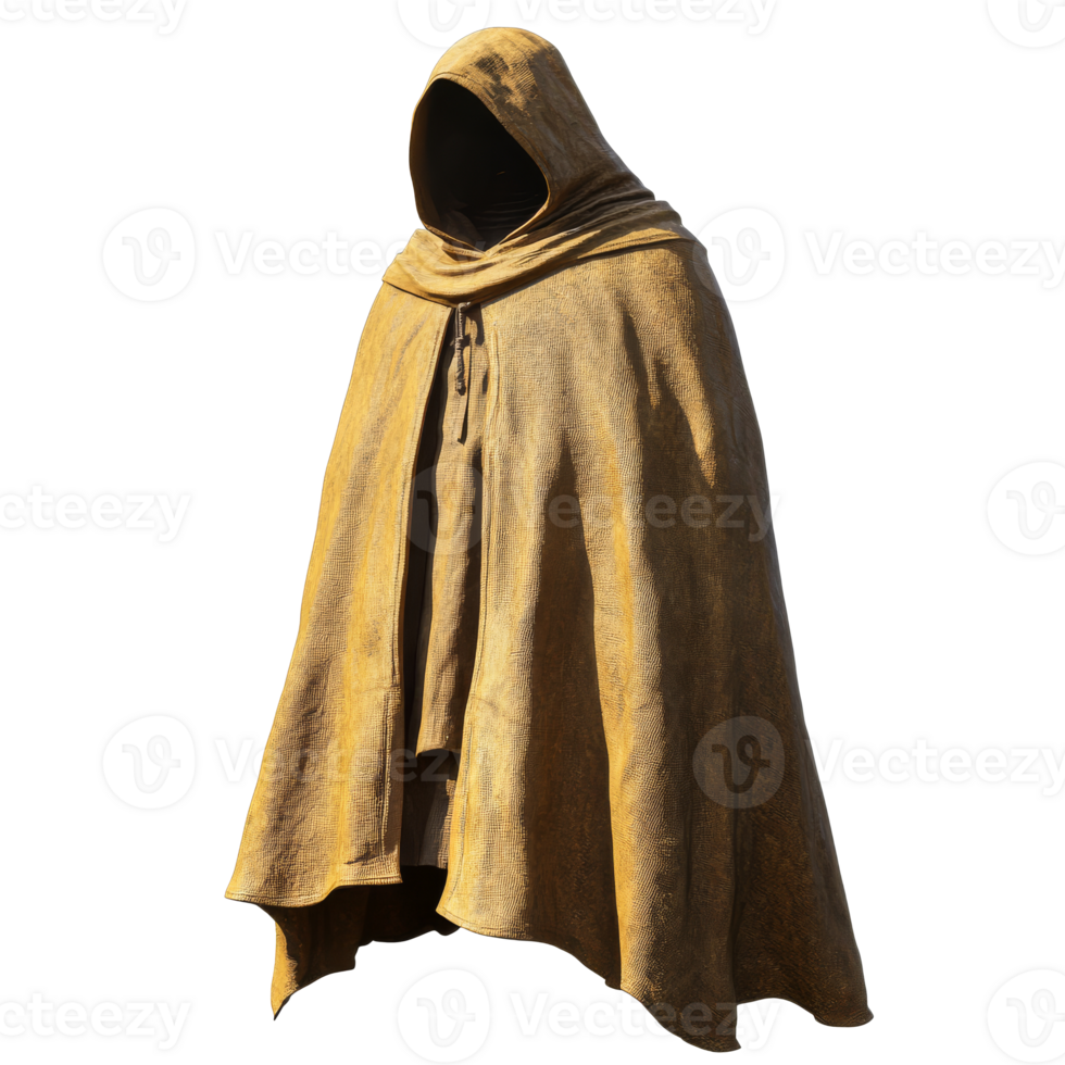 Cloak made of thick fabric for outdoor wear png