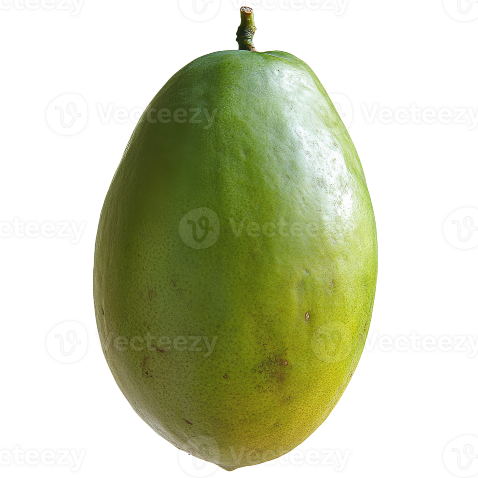 Green mango displayed on a plain surface png