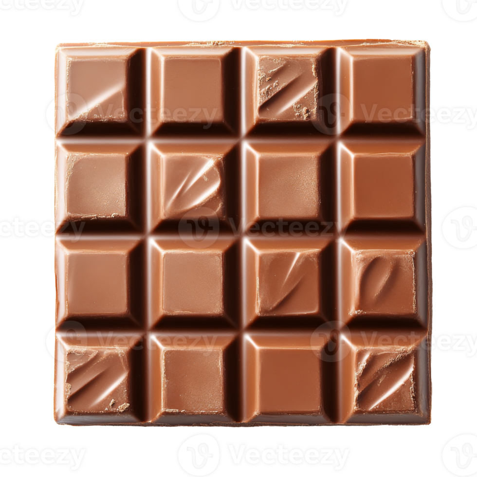 Square chocolate bar on display png