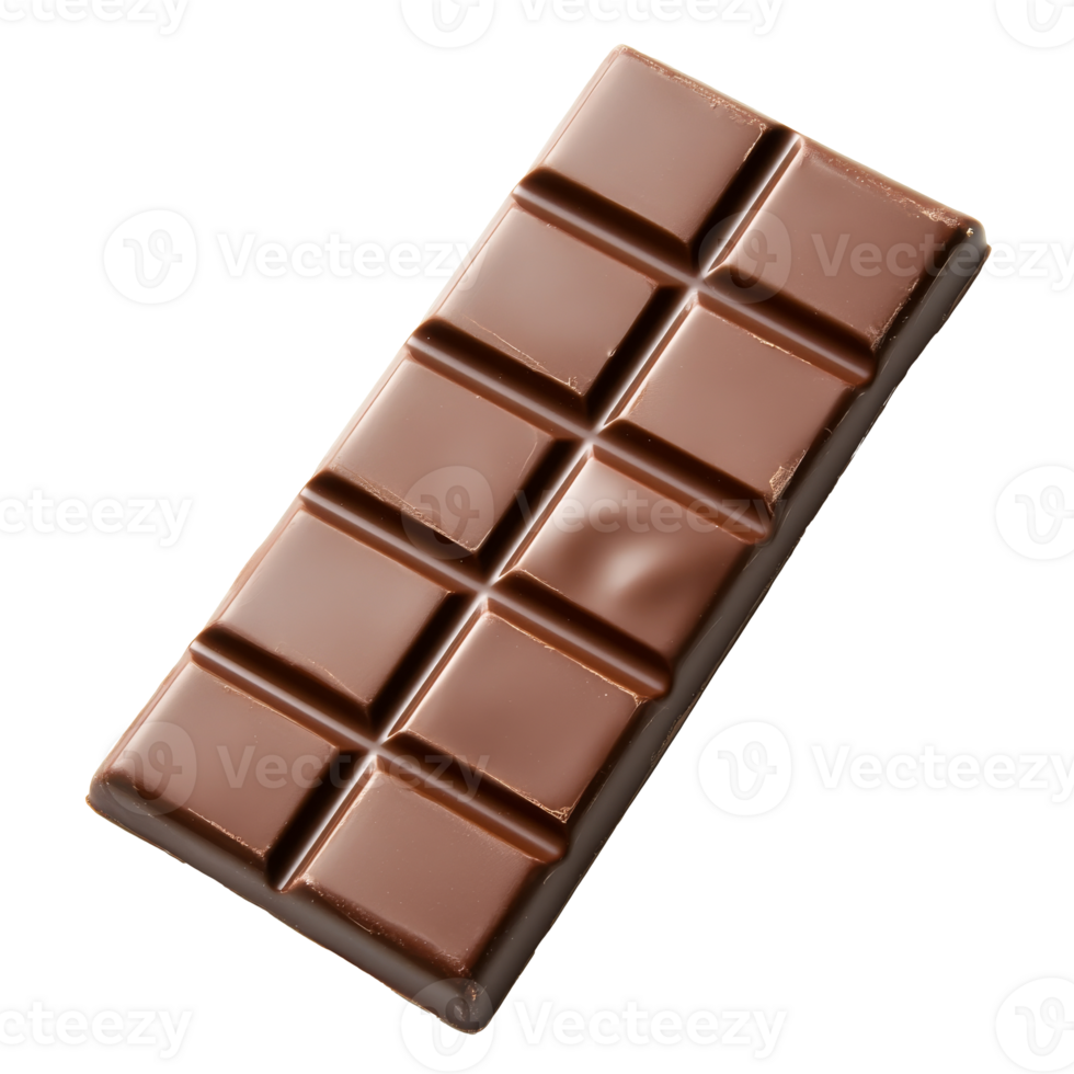 Delicious chocolate bar ready for enjoyment png