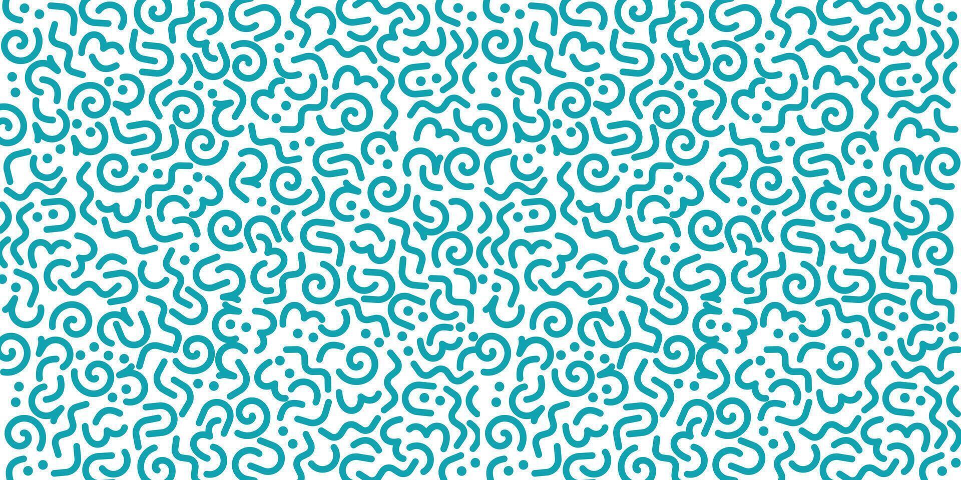 A blue and white pattern with swirls vector