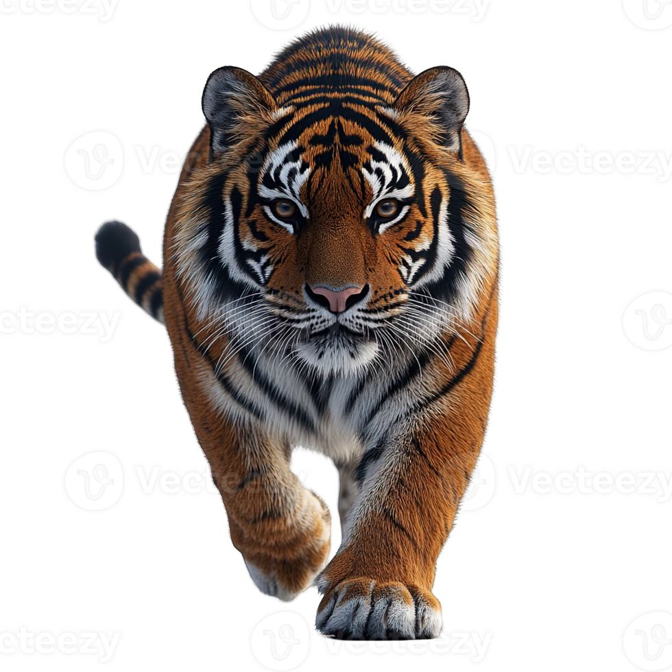 Tiger isolated on transparent background png