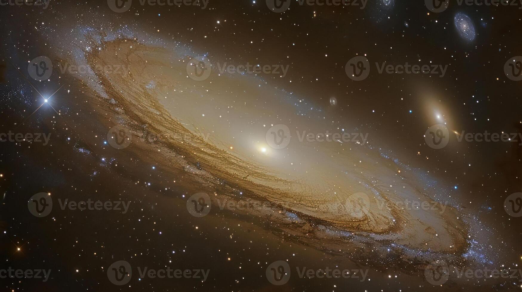A stunning image of a spiral galaxy with a bright core and swirling arms. photo