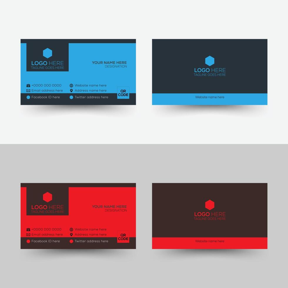 Creative Designer Business Card vector