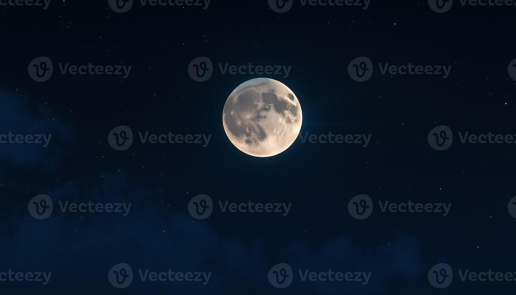 The moon is seen in the night sky photo