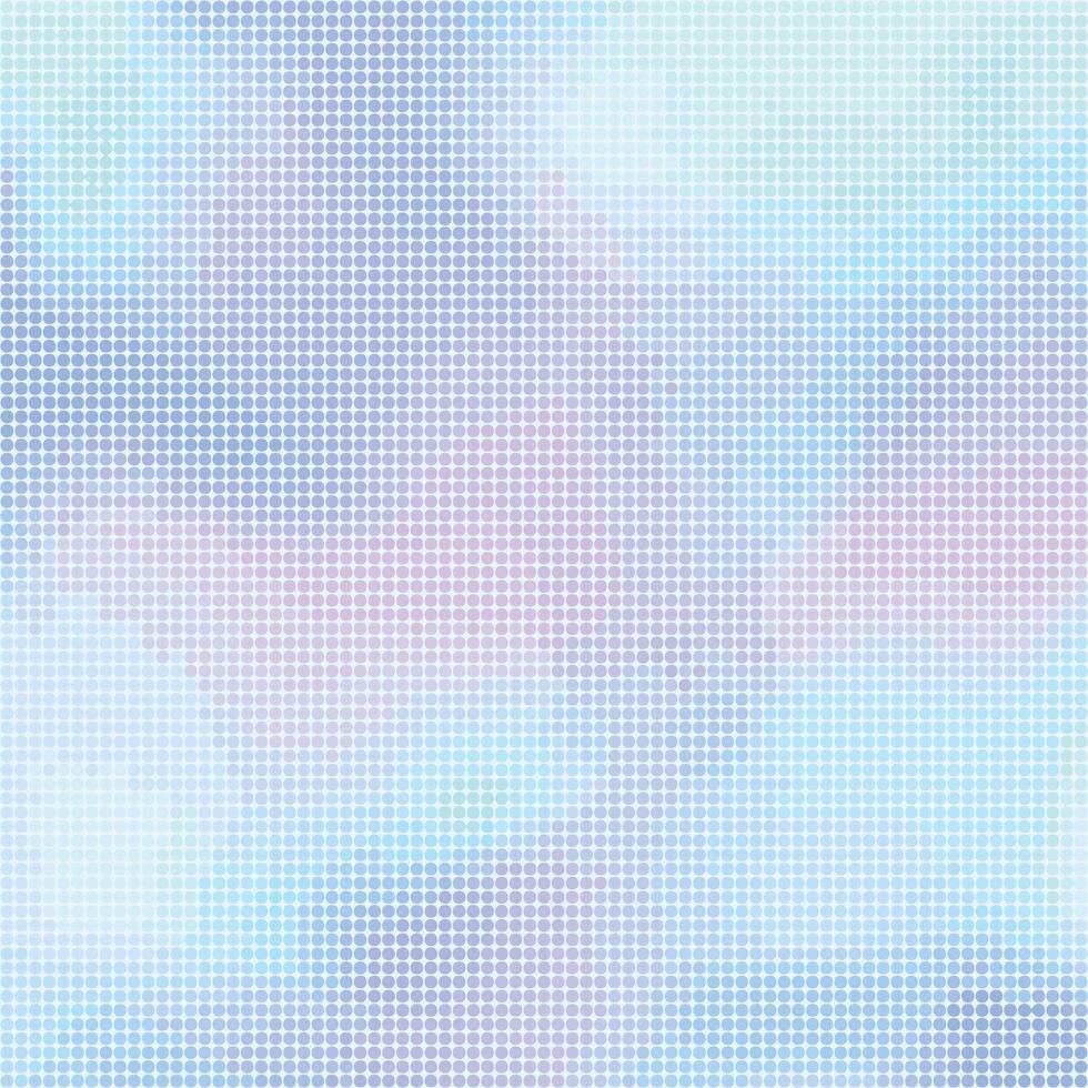 Holographic blue retro futuristic cover. Abstract poster, flyer template. Half tone gradient shapes texture. Trendy minimal colorful branding design background vector