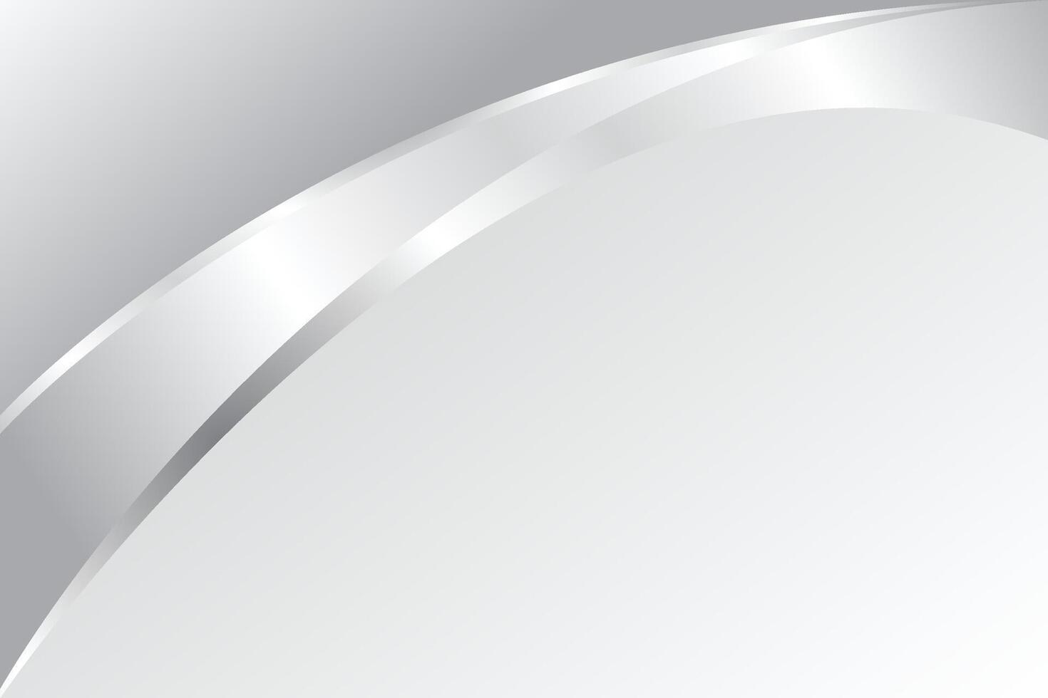 Grayscale background with gradient metal shape vector