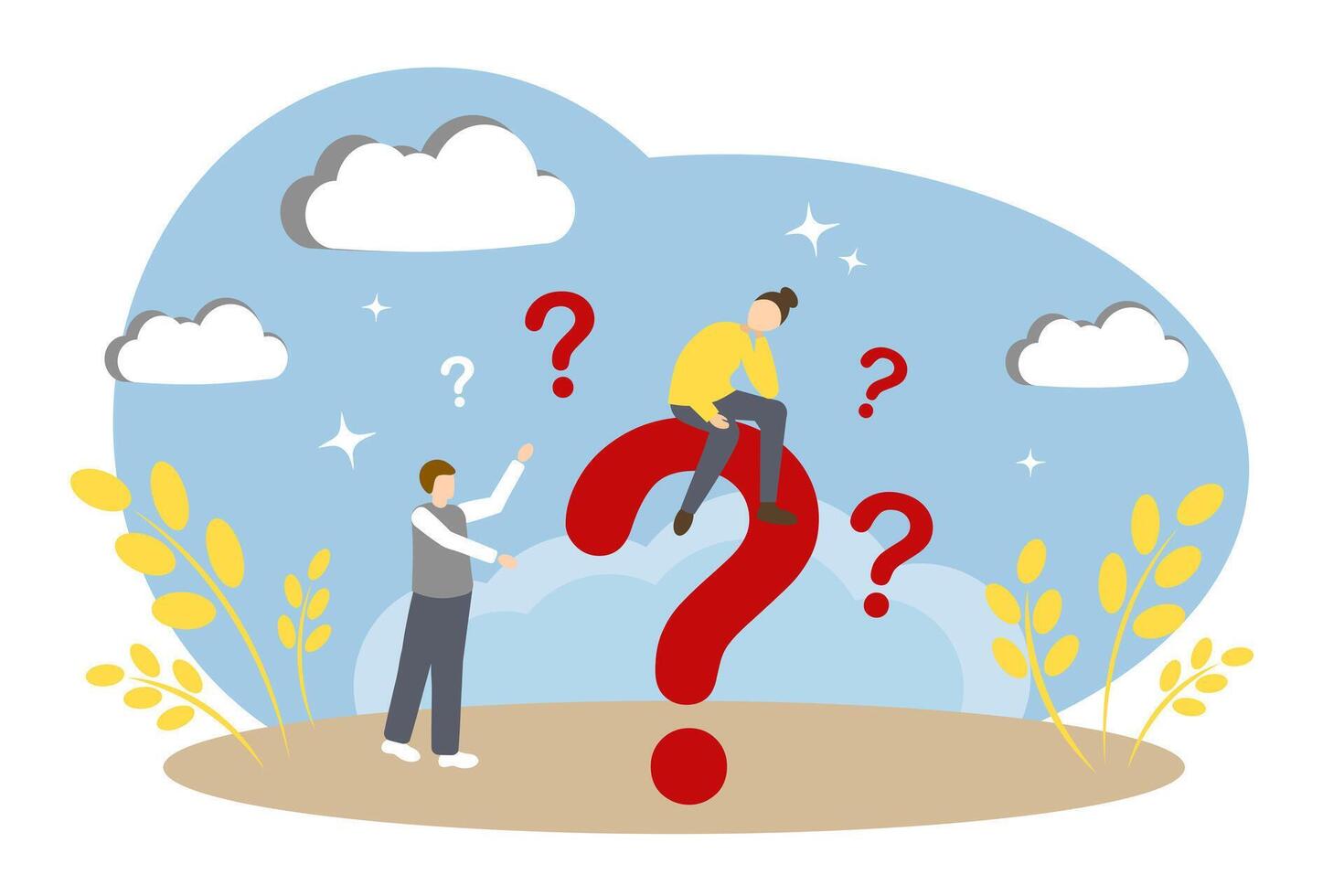 The concept of various issues and solutions to family problems. Problems in a couple, family psychology vector