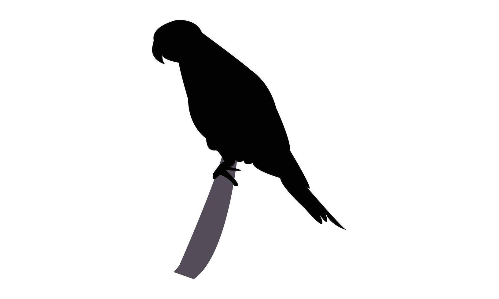 Parrot Silhouette Design vector